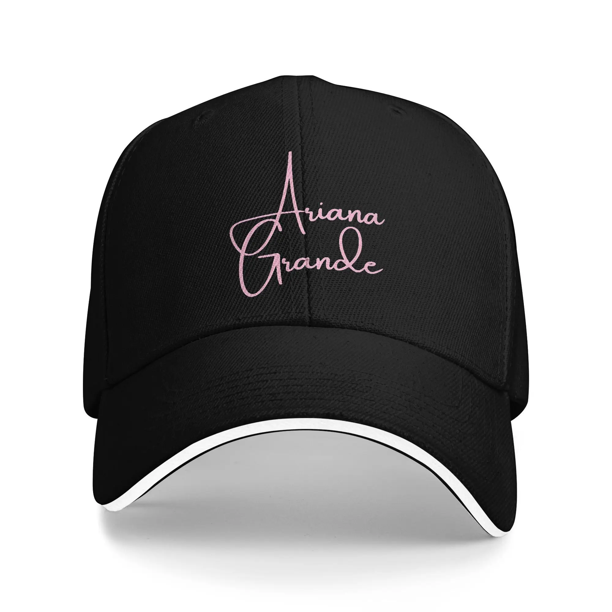 

Ariana Grande Musician Logo Baseball Cap Outdoor Gym Sun Visor Trucker Hat Men Women Fashion Print Baseball Caps