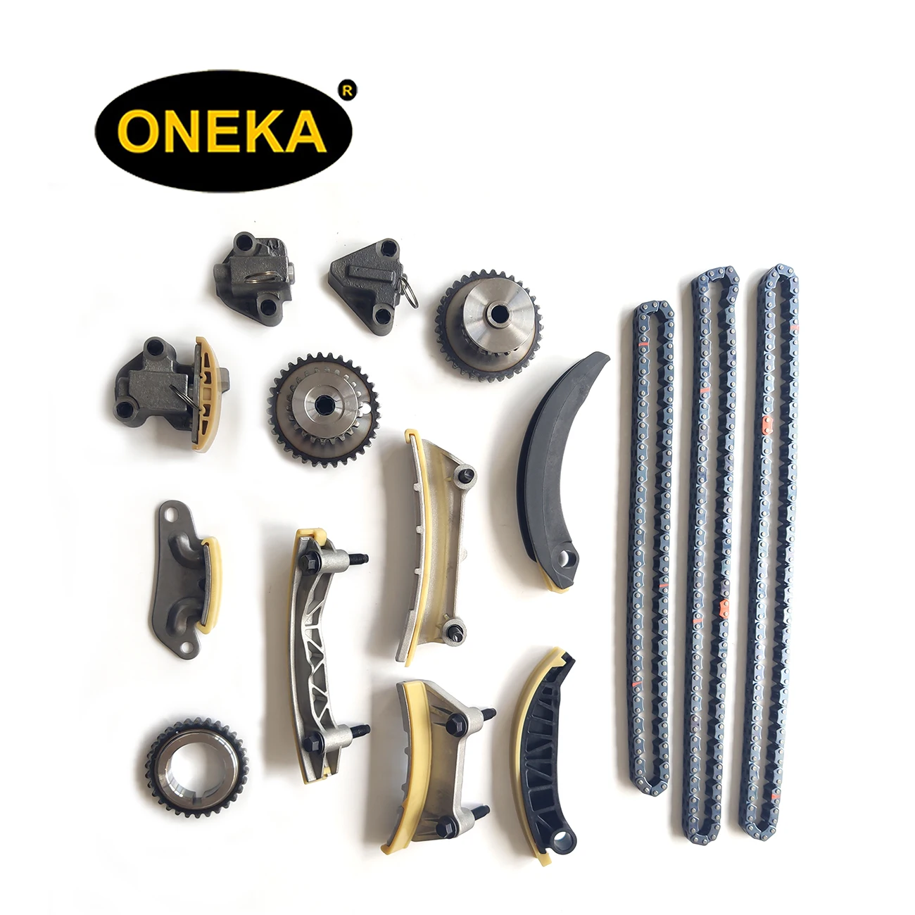 [ ONEKA TRANSMISSION PARTS] 9-0753S/SX 76210 ONK-CH016 FOR CHEVROLET Camaro / GMC Acadia 3.6L TIMING CHAIN KIT TENSIONER GASKET