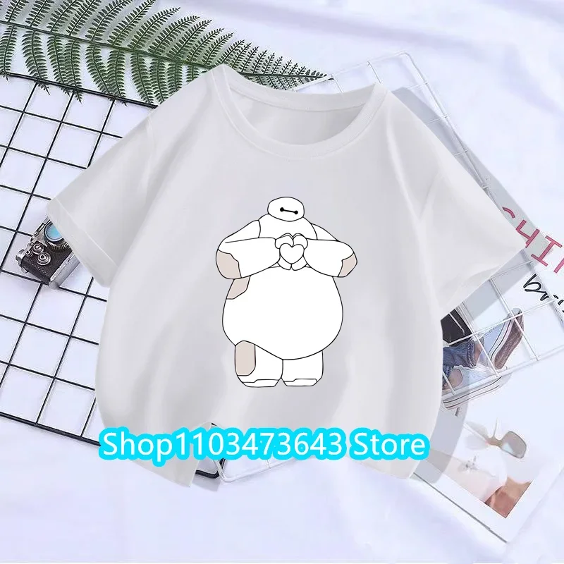 

Disney-Baymax Camiseta grá, Roupa de Kid, повседневные экстракты, Big Hero 6, Moda Kawaii, Kid Garcon