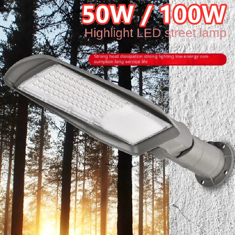 50/100W AC85-265V 5500K Waterproof IP65 Outdoors High-Pole Lamp Street Lights For Road Courtyard Outdoors Lighting