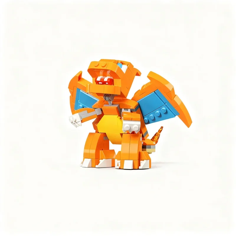 660PCS MOC Game Series Elemental Champions Model Custom Puzzle DIY Creative Ideas Toy Birthday Gift Cartoon Display Bricks
