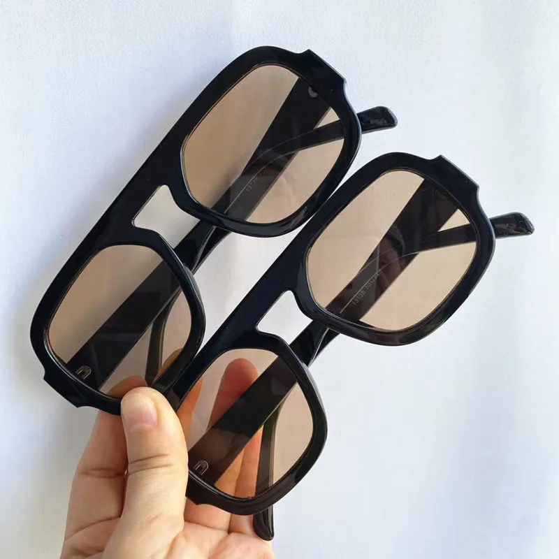 

Fashion Pilot Sunglasses Unisex Sun Glasses Personality Single Beam Anti-UV Spectacles Square Eyeglasses Simplity Ornamental