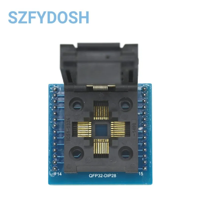 TQFP32 To DIP28 Adapter Socket LQFP32 Test Seat Support ATMEGA Series Plus Programmer ATMEGA328P-AU MEGA328P-AU  