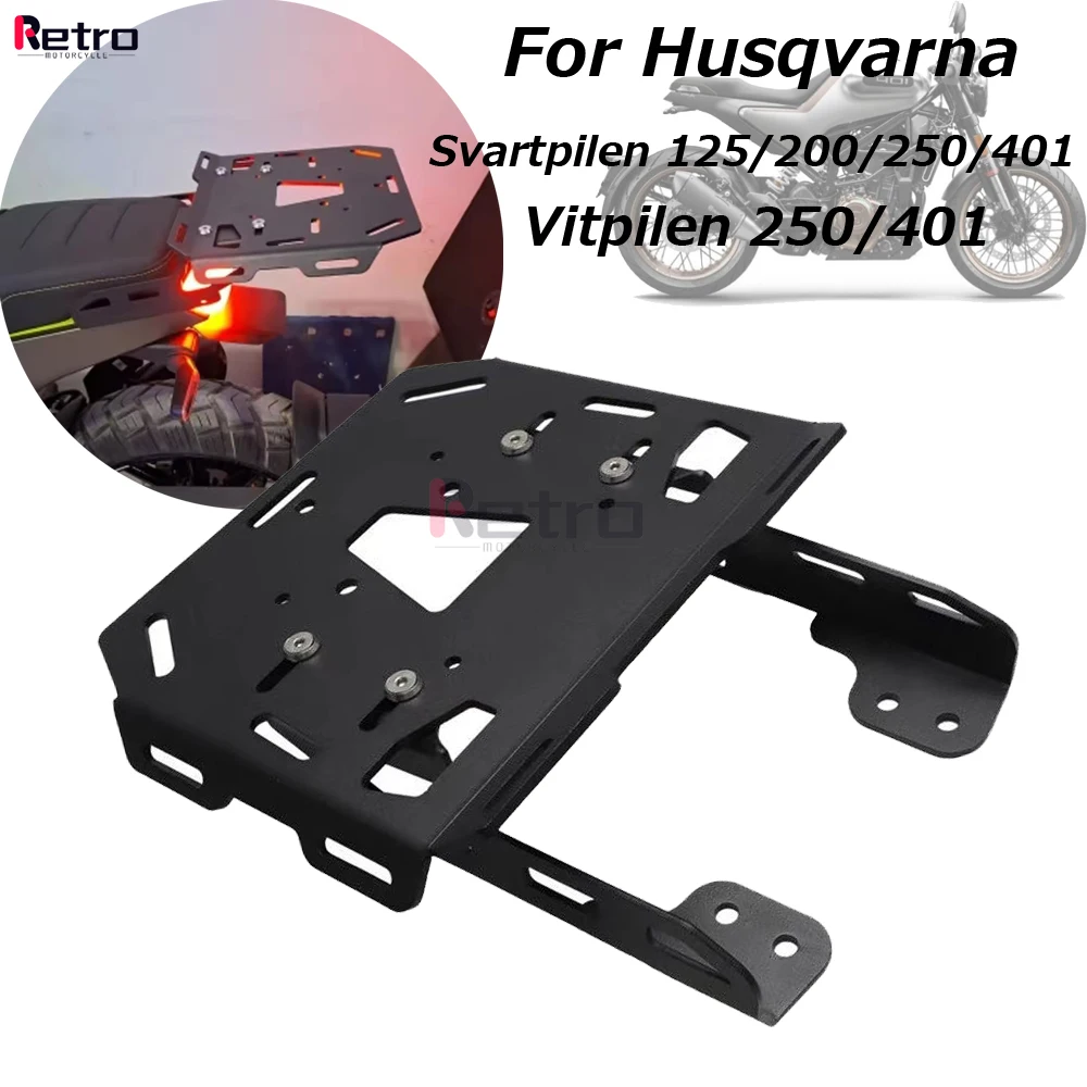 

Motorcycle Rear Luggage Rack For Husqvarna Svartpilen 200/250 Vitpilen 250 2020-2023 SVARTPILEN 125 Vitpilen 401 Holde Bracket