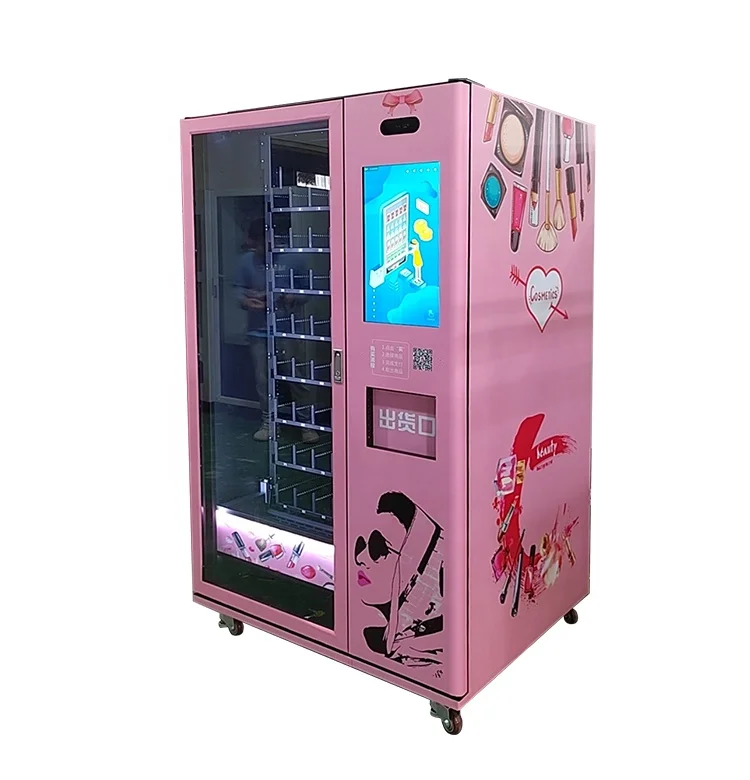 Sticker beauty vending machine touch screen eyelash machine vending machine intelligence system