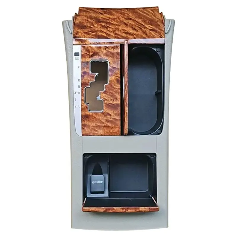 

AT92-Storage Box Cover Car Gearbox Gear Shift Panel Cover Cup Holder For Toyota Camry 2009-2012