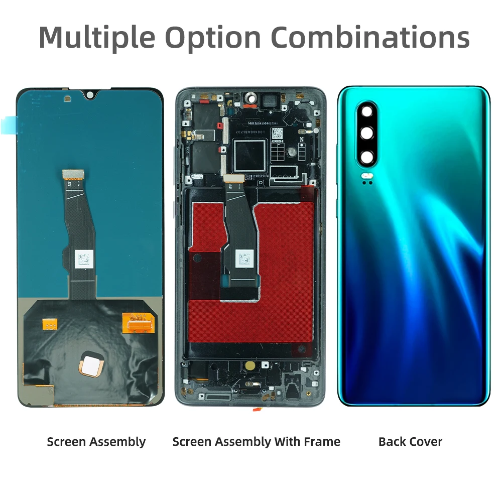 Imagem -04 - Tela Sensível ao Toque Lcd Super Amoled 61 Polegadas para Huawei P30 Ele-l29 Ele-l09 Ele-al00