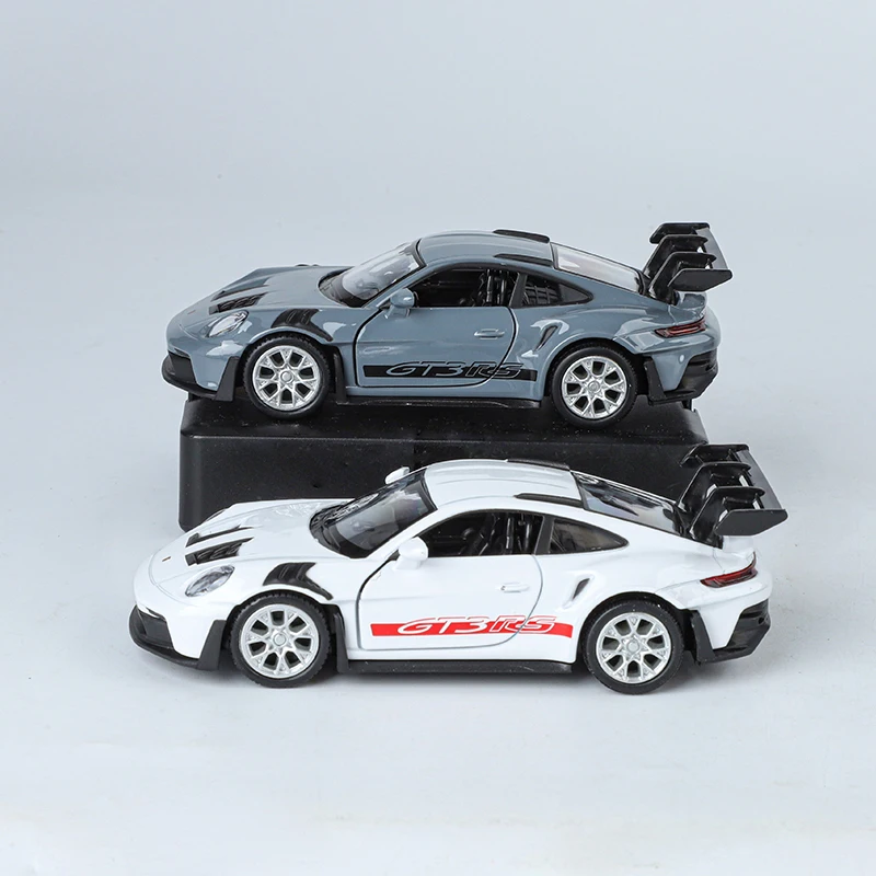 1:36 porsche 911 gt3 rs veículos esportivos de metal supercar rápido furioso carro de uma peça brinquedo menino diecast modelo automático presente