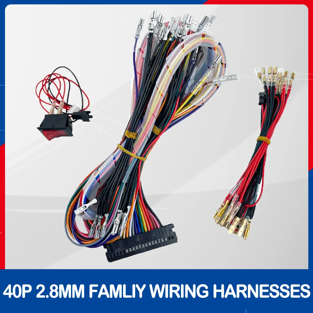 

Jamma 40 pin Arcade cable length wire harness Joystick button connector for pandora box board arcade game accessories