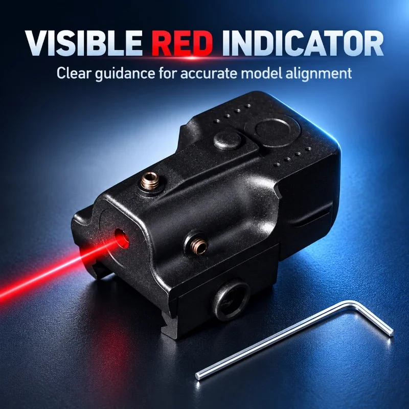 Nylon Model Positioning Accessory With Install Bracket Adjustable Optical Indicator For Handmade Model Modification