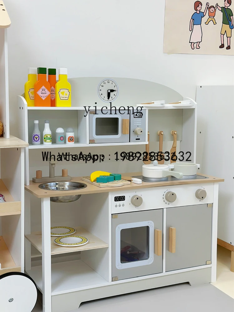 Af crianças brincam brinquedo de cozinha ferramenta de simulação de madeira cozinhar utensílios de cozinha de madeira 3-6 anos de idade presente de aniversário