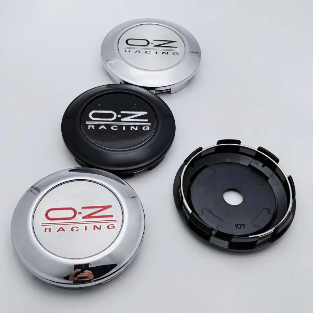

4pcs 77MM ( Clips 72MM ) OZ O.Z Racing Logo Emblem Badge Car Wheel Center Caps Wheel Hubcaps Rim Hub Dust Cover Car Accessories