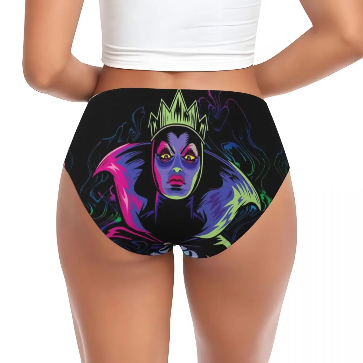 Custom Womens Villains Women Magic Mirror Panties Breathable Briefs Underwear