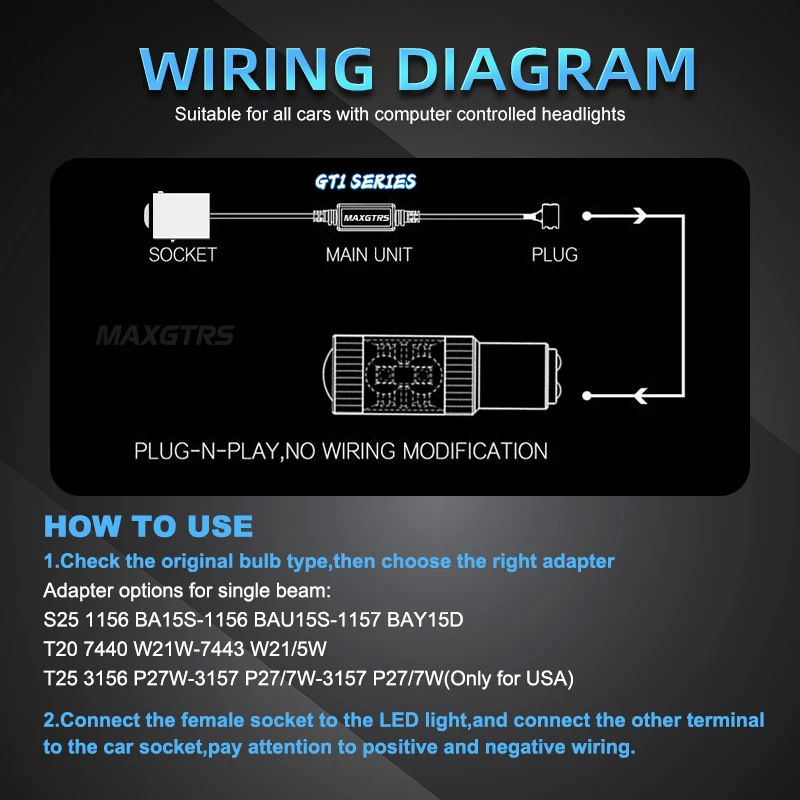 Canbusエラーフリーロード抵抗器、警告キャンセル、より厚く、LEDライト、15s、1156、1157、py21w、7443、7440