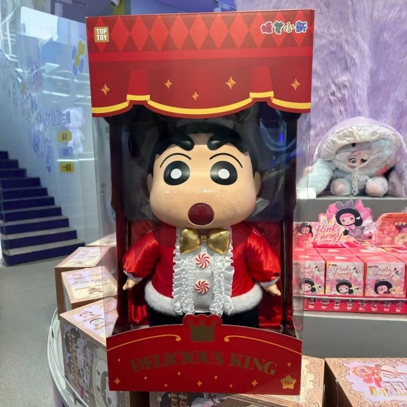 

Hot New Original In-Stock TOPTOY Crayon Shin-chan Delicious King Series Vinyl Doll Large Size Collectible Figurine Toys Gifts