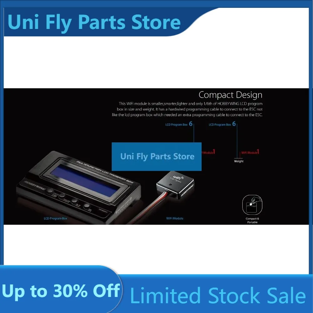 UniFlyHobbywing ESC WiFi Express Module For XERUN EZRUN PLATINUM SEAKING PRO