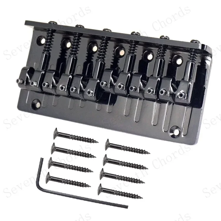 6-string  electric bass tailpiece  lower bridge  BS-88 [Black Set]