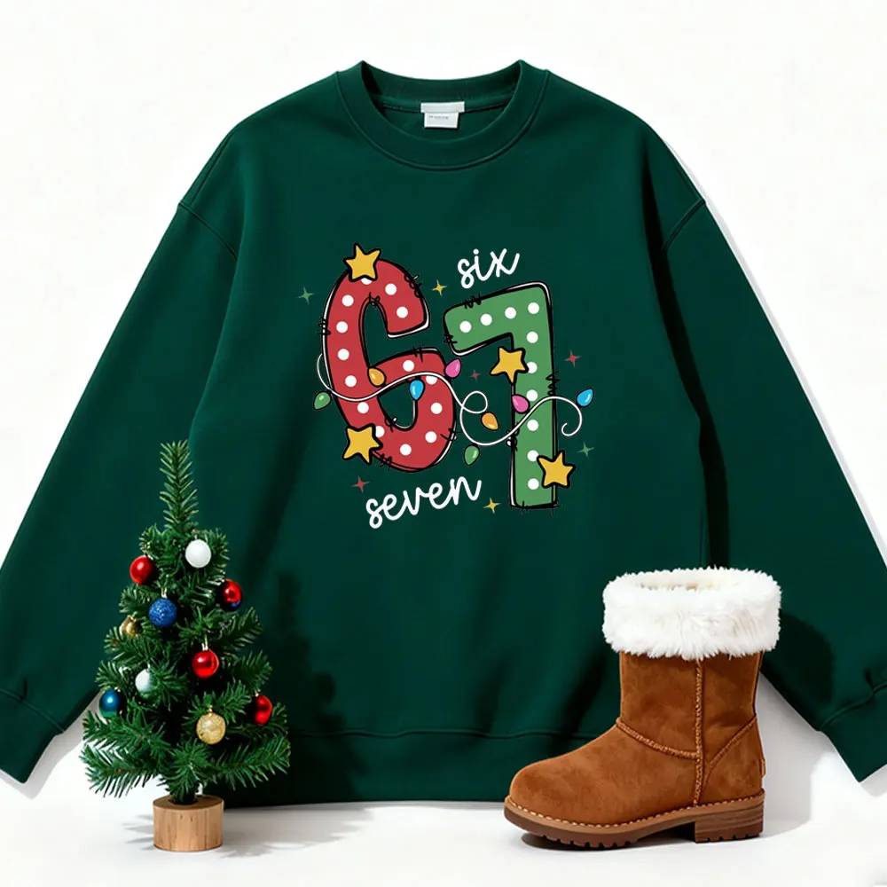 عيد الميلاد ستة سبعة جديدة في هوديس وبلوزات Y2k الملابس بلوزات الجمالية Kawaii الملابس هوديي النساء والرجال البلوز