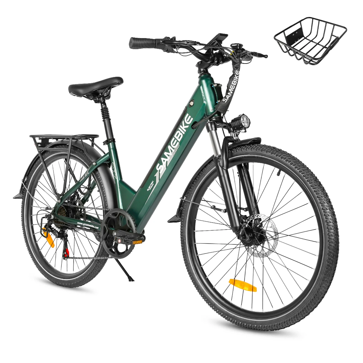 SAMEBIKE RS-A01PRO E Bike 500W 36V15AH Verwijderbare batterij Elektrische fiets 26-inch band 7-speed woon-werkverkeer elektrische fiets