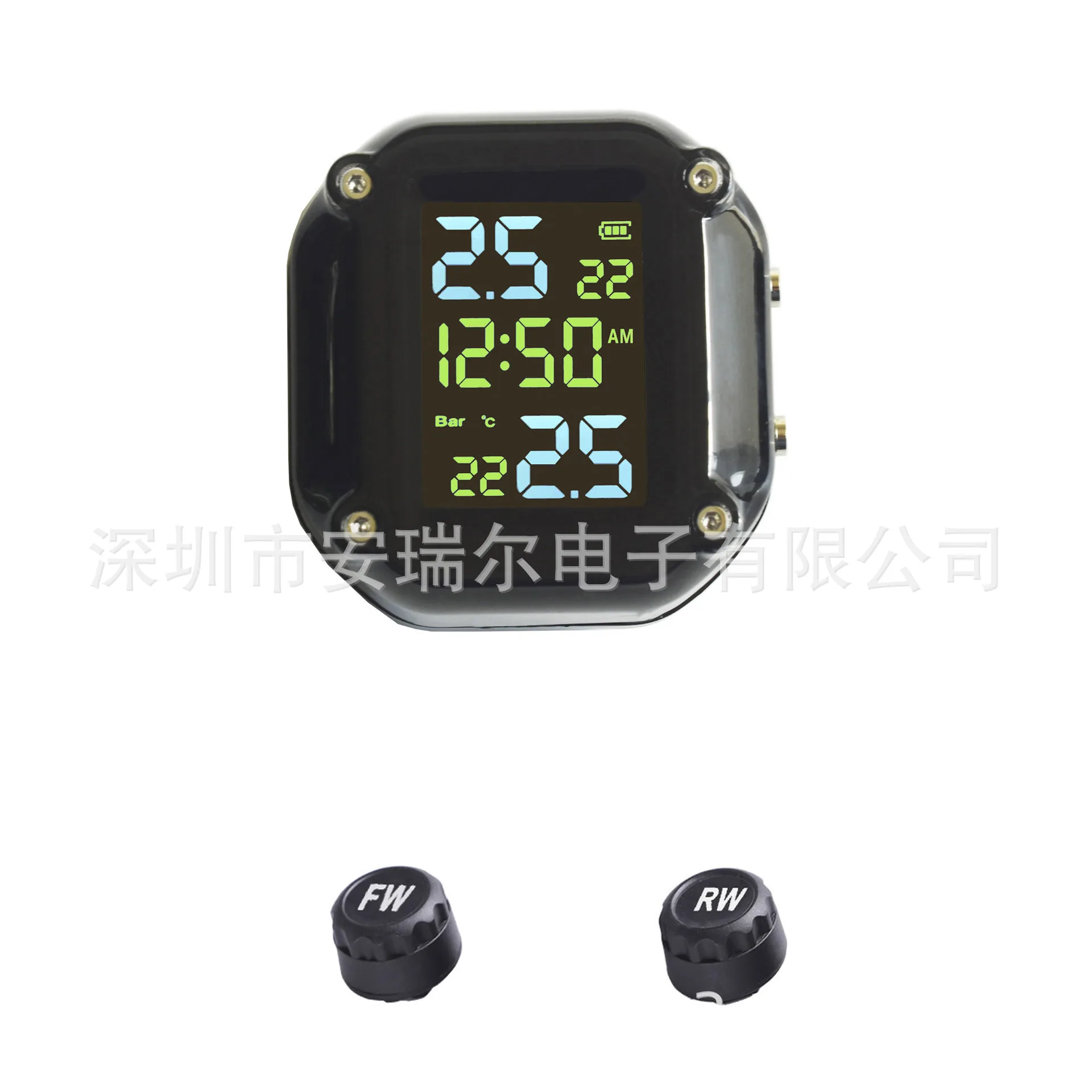 Motorcycle Tire Pressure Monitor Electric Vehicle Tire Pressure Monitor Wireless Tire Pressure Monitor