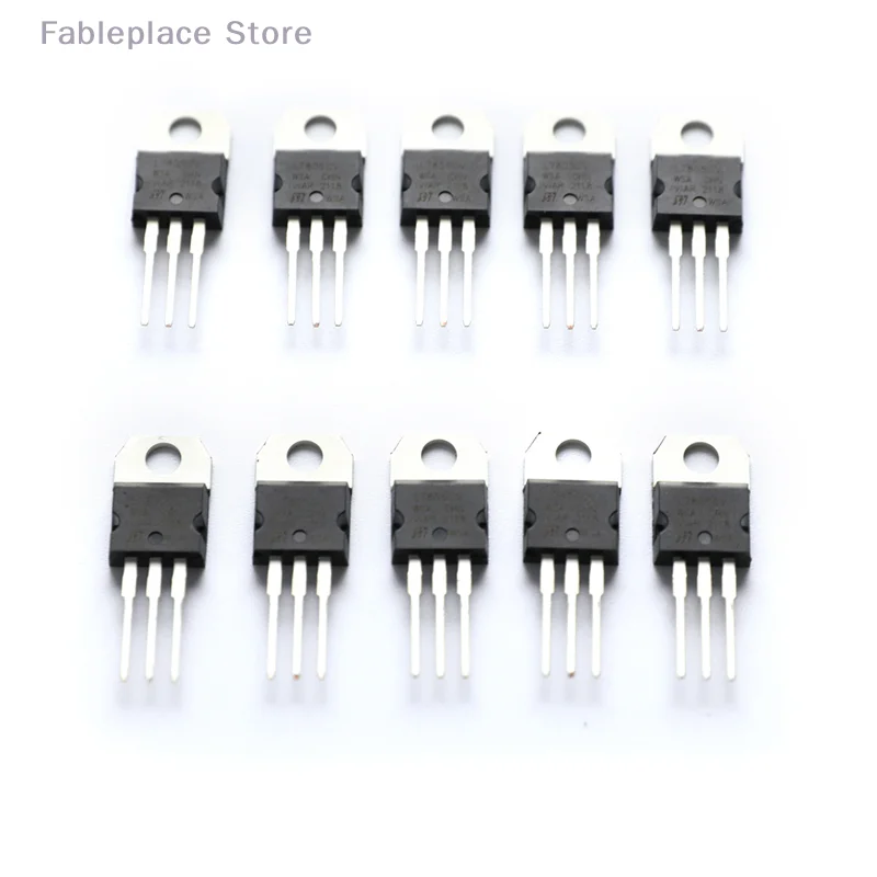 

10pcs L7805CV L7805 7805 Voltage Regulator IC 5V 1.5A TO-220 make in china