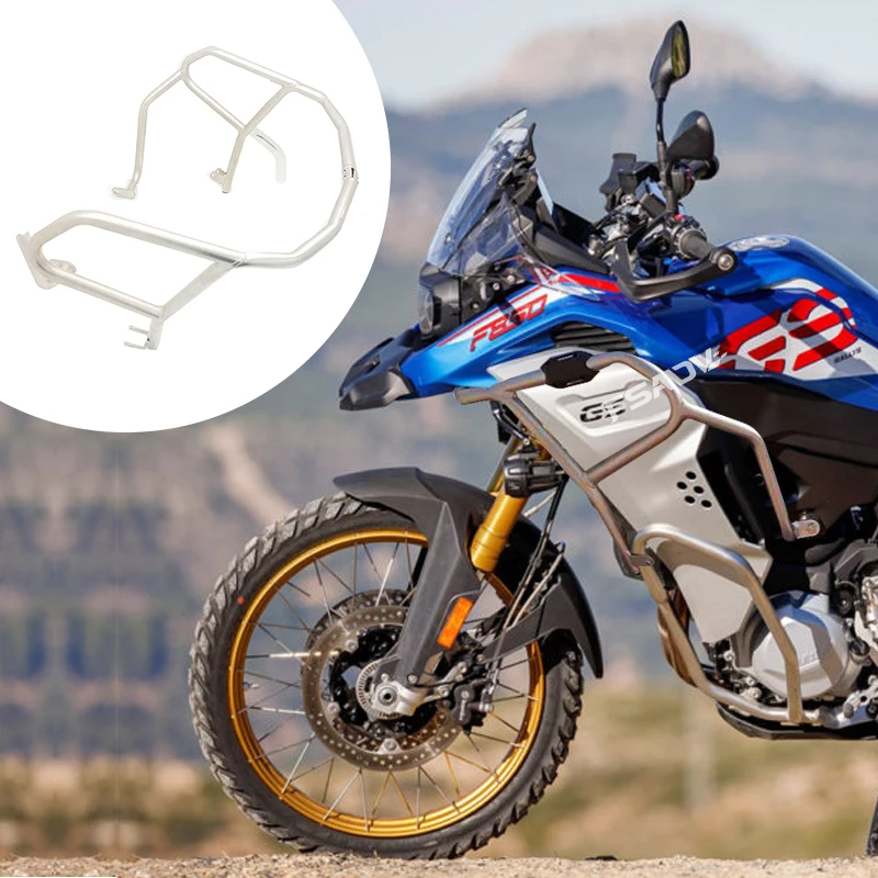 For BMW F850GS ADV Stainless Steel Upper Engine Guard Bumper F 850 GS Adventure 2019-2023 2022 2021 Crash Bar Frame Protector