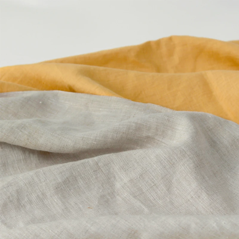 100% Pure Linen Soft Fabrics For Sewing Diy Handmade 280x50cm