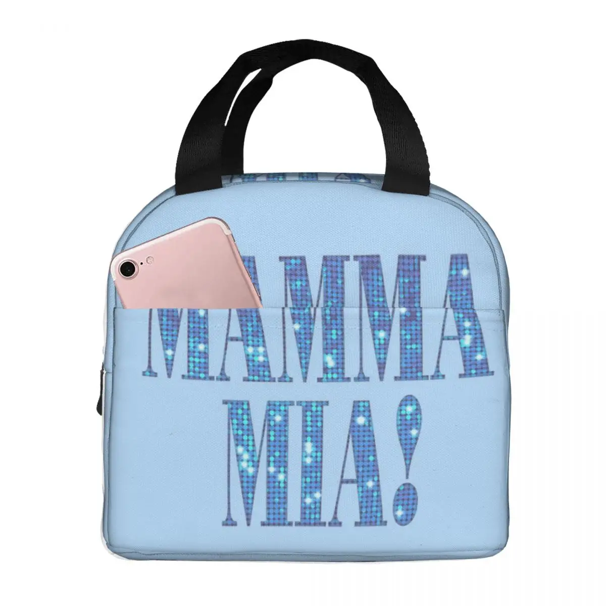 

Сумка для обеда для дискотеки мама Mia, изолированная коробка для бенто, сумка для обеда, герметичные сумки для пикника, Термосумка для женщин, детей, школы