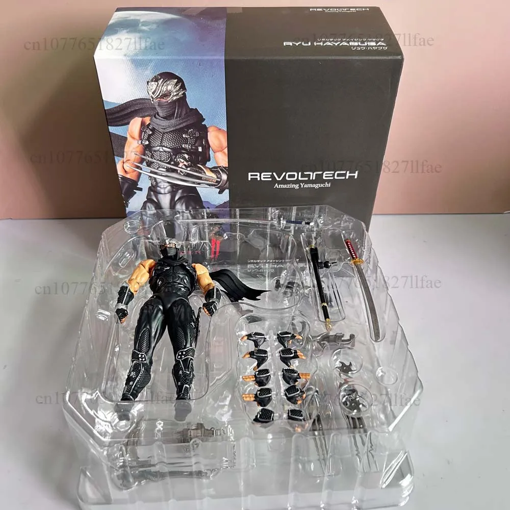 2025 KAIYODO Revoltech 1/12 مذهلة ياماغوتشي ريو هايابوسا نينجا جايدن عمل الشكل البلاستيكية نموذج اللعب المشتركة المنقولة غرفة ديكور