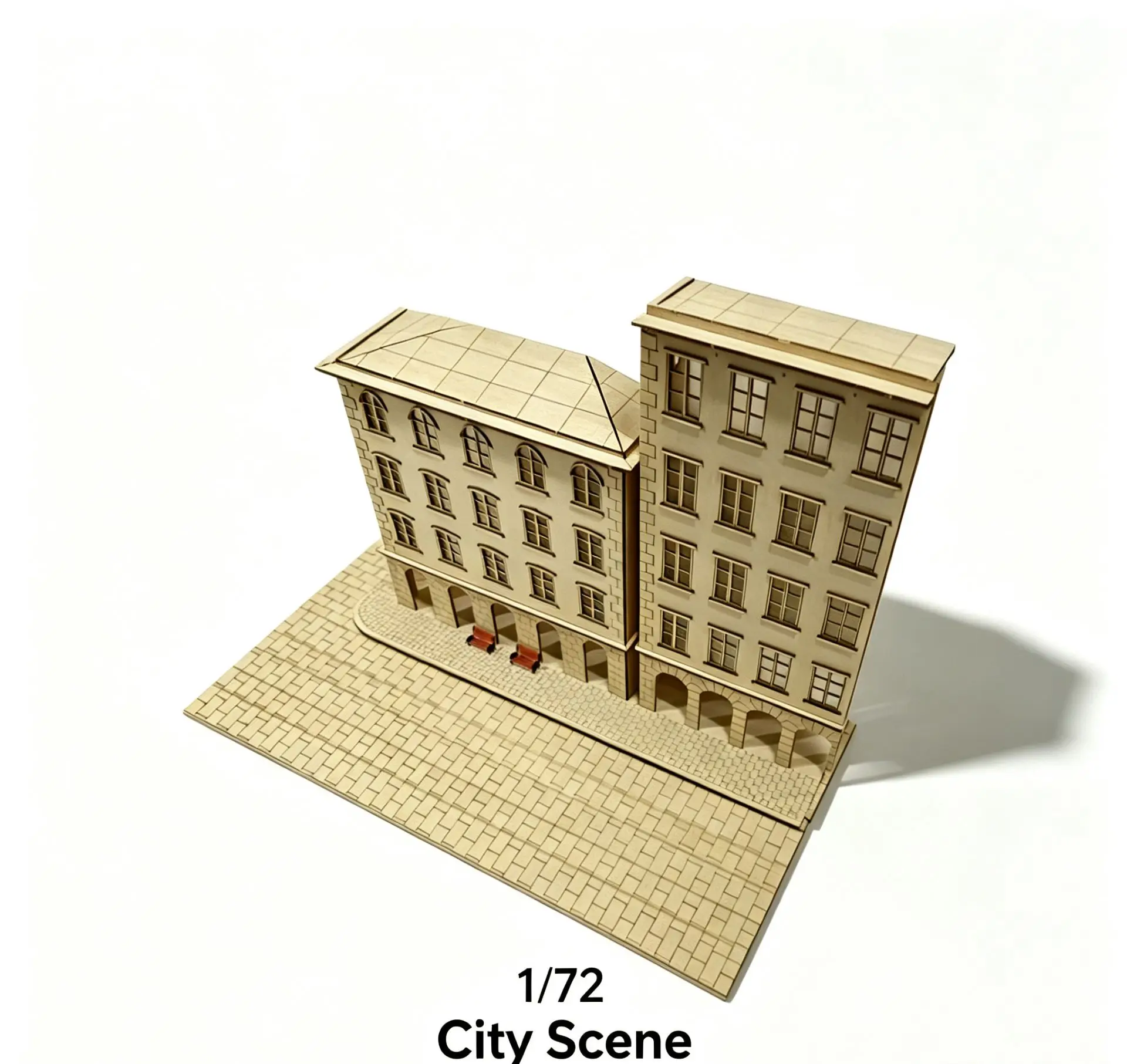 1/72 Model City Scene Matching Decoration And DIY Tools For Making Models