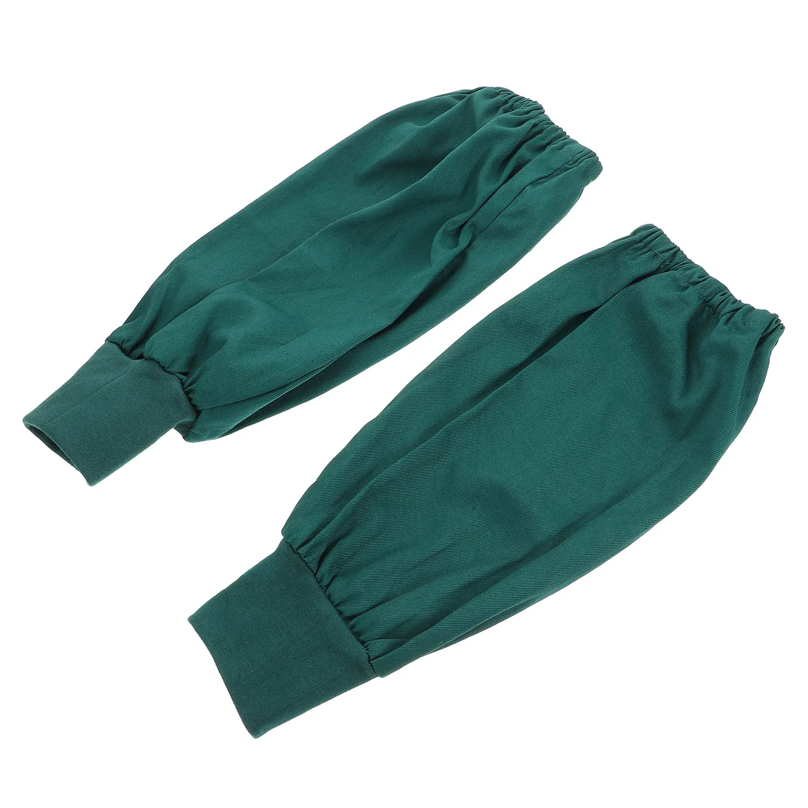 

1Pair Breathable Pure Cotton Arm Sleeves Elastic Protective Oversleeves Reusable Forearm Covers for Nurses Cleaning