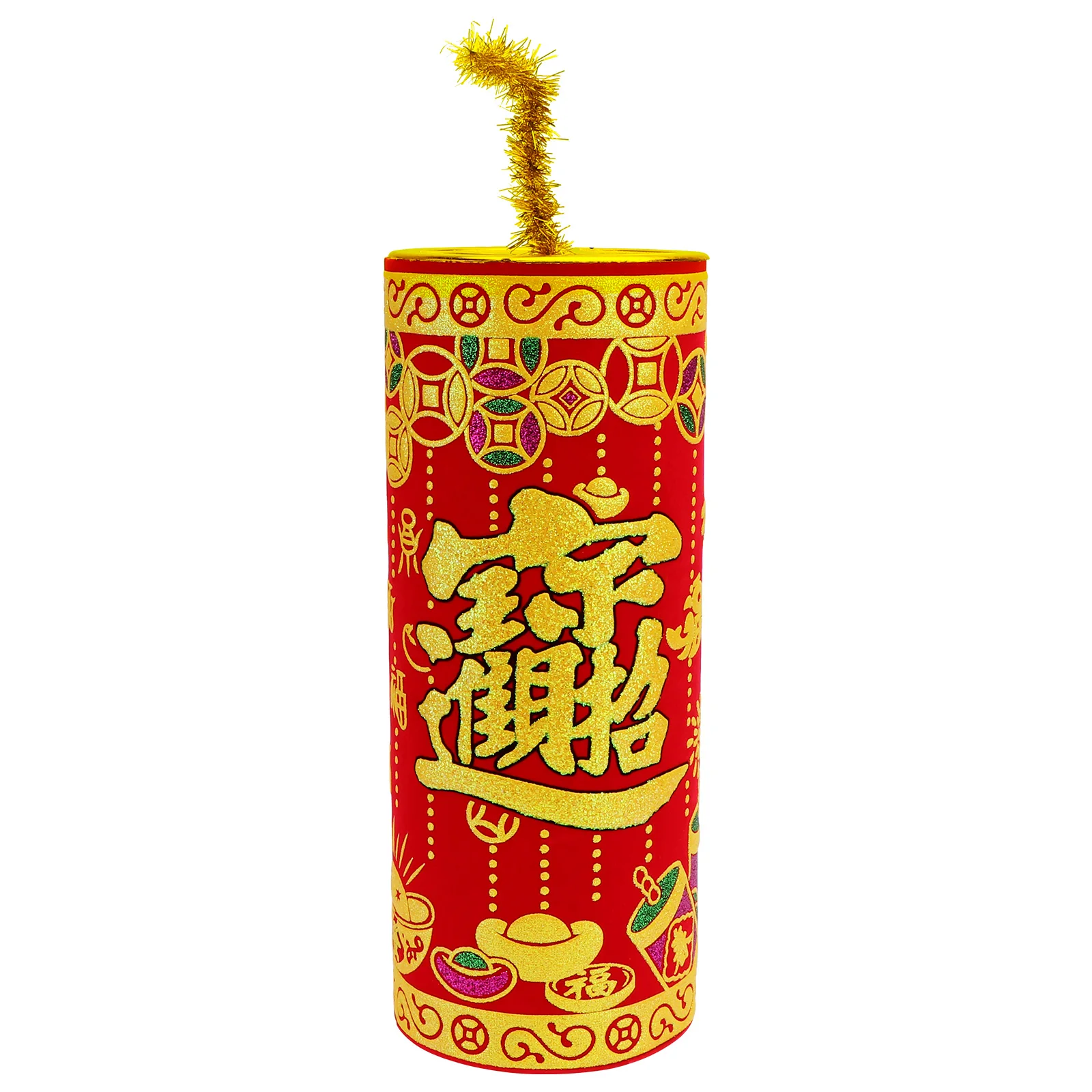 

New Year Party Ornamental Simulated Ornaments Large Red Chinese Crafts Window Lunar Decor Flannel Decorations