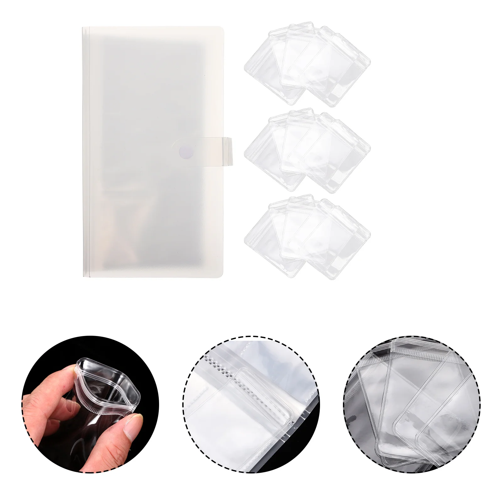 

Альбом для хранения ювелирных изделий, прозрачная сумка-органайзер, пылезащитный держатель для сережек, несколько слотов для бусин, пуговиц, сувениров, путешествий