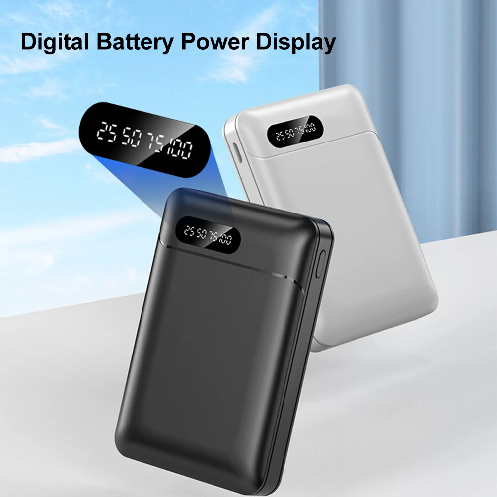 Power Bank 5V/2.1A Type-C/Micro-USB Mini External Battery Pack 5000mAh/10000mAh For Heating Vests Jackets Scarves Socks Phone