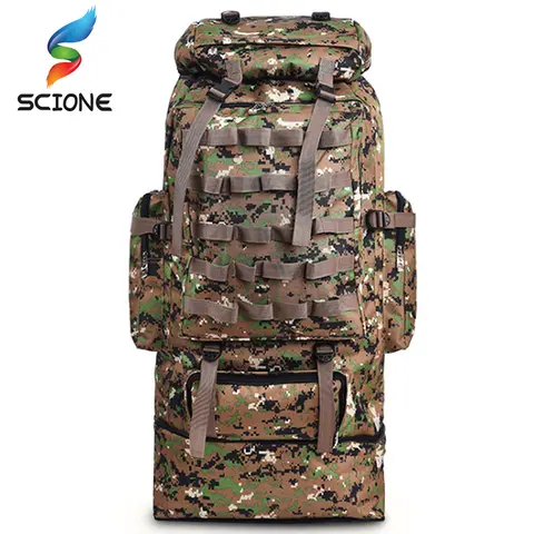 Outdoor Tactical Backpack 100L Water-Resistant scione