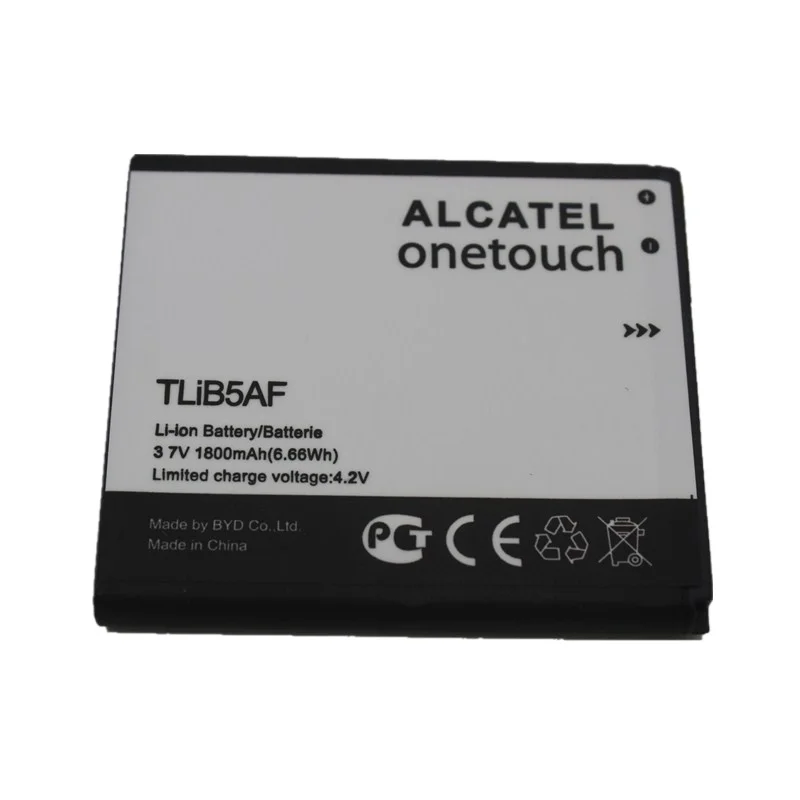 Batería de repuesto de 1800mAh TLiB5AF baterías de teléfono de respaldo para Alcatel One Touch Pop C5 OT 5036 5036D 5035D 5037D 5037A