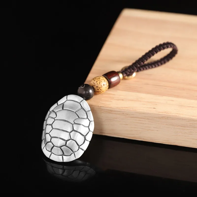Stylish Men Tortoise‑Shell Design Key Charm, Casual Trendy Bag Hanging Pendant, Versatile Accessory for Daily Use