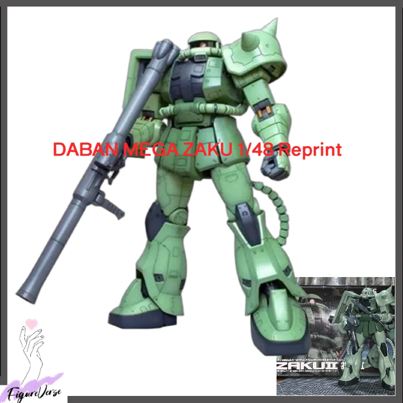 

【IN STOCK】DABAN MEGA ZAKU 1/48 Reprint with Water Decals Articulated Figure Assembly Model Kit Customized Children's Toys Gifts