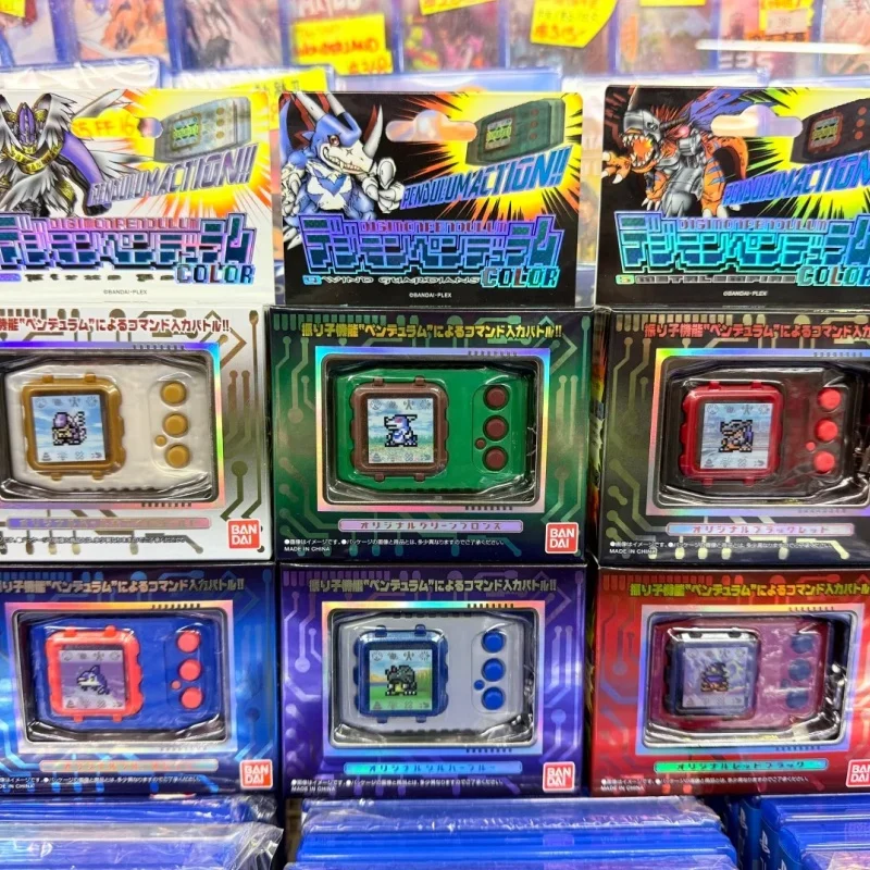 

Genuine Bandai Pb Digimon Adventure Digivice Virusmachine Color Screen 25th Anniversar Anime Action Cartoon Figure Toys Gift