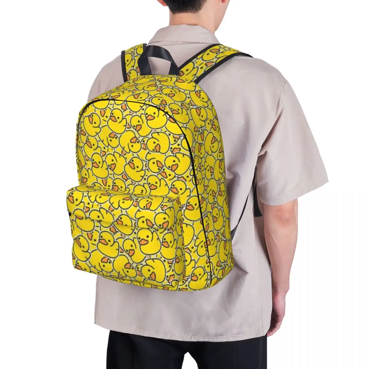 Yellow Duck Backpacks Large Capacity Student Book bag Shoulder Bag Laptop Rucksack Fashion Travel Rucksack Children School Bag