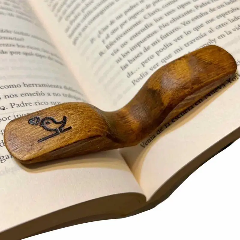 Wooden Book Page Holder Wooden Book Separator Finger Book Holder For Reading In Bed Thumb Book Page Holders For Reading Book