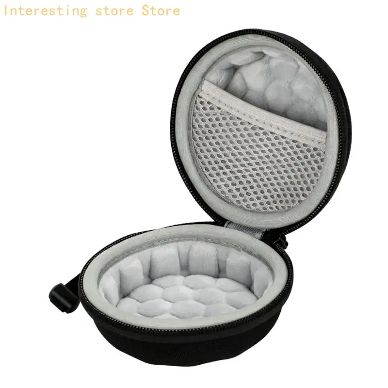 Watch Gear Carry Case with Hard Shell Outer Layer, Zippers Opening, and Wrist Strap for Office Day and Travel Use 55KC