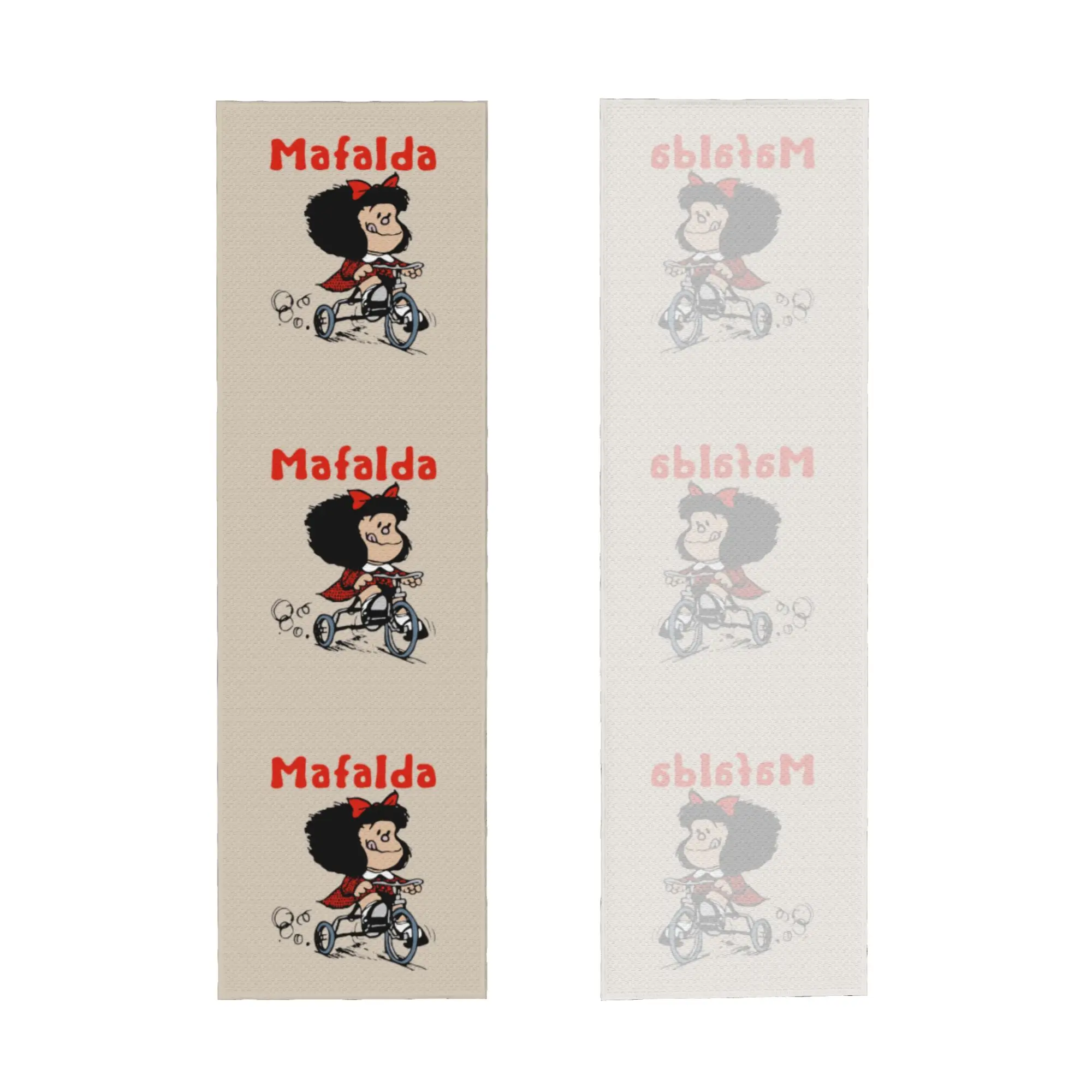 Mafalda Bicycle 3 Wheels Towel Quick Dry Quino Manga Cartoon Super Soft  Running Towels