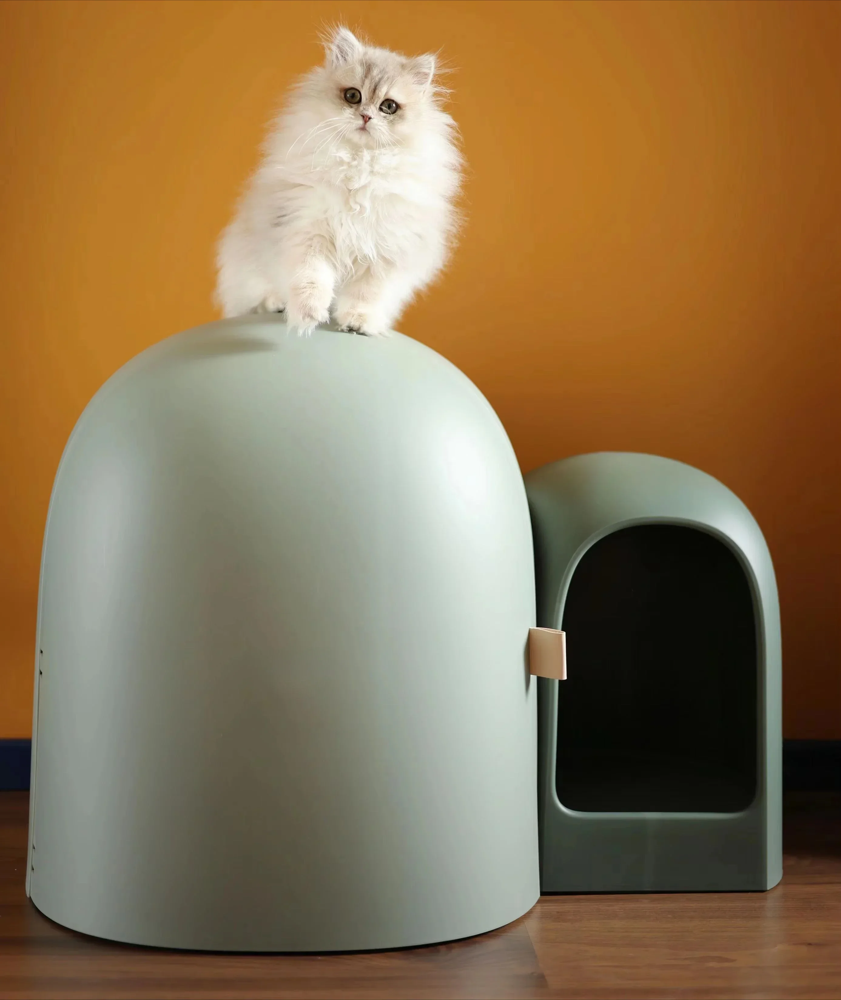 

Latest New Design Foldable Cat Litter Box House Pet Furniture Cat Clean Litter Box Multi-functional Pet house