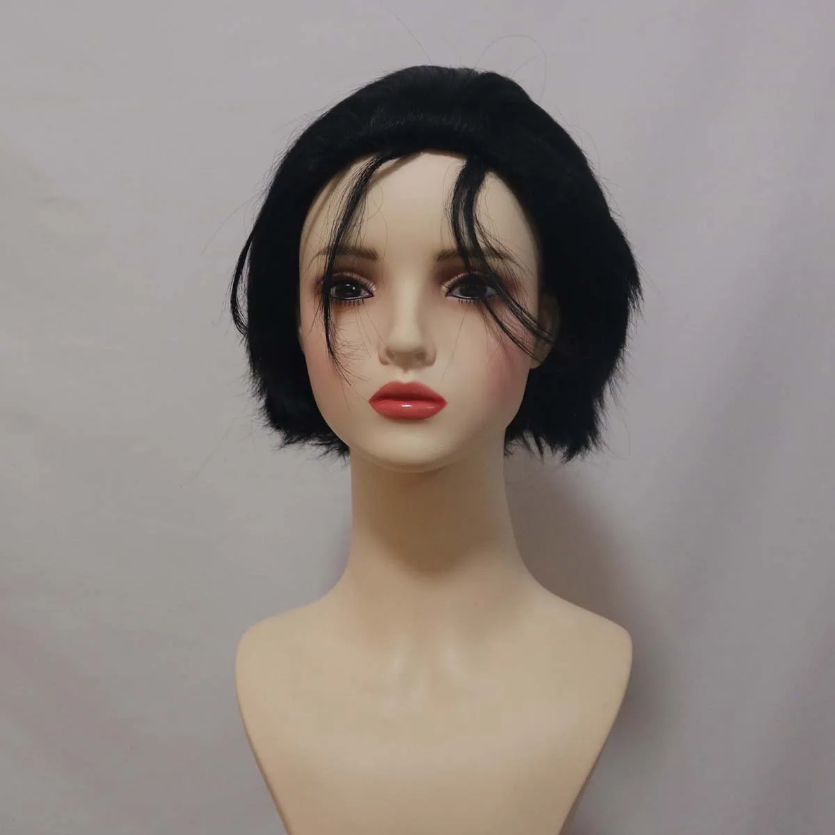 Men's Anime Steins Gate Cosplay Okabe Rintarou Black hair Wig