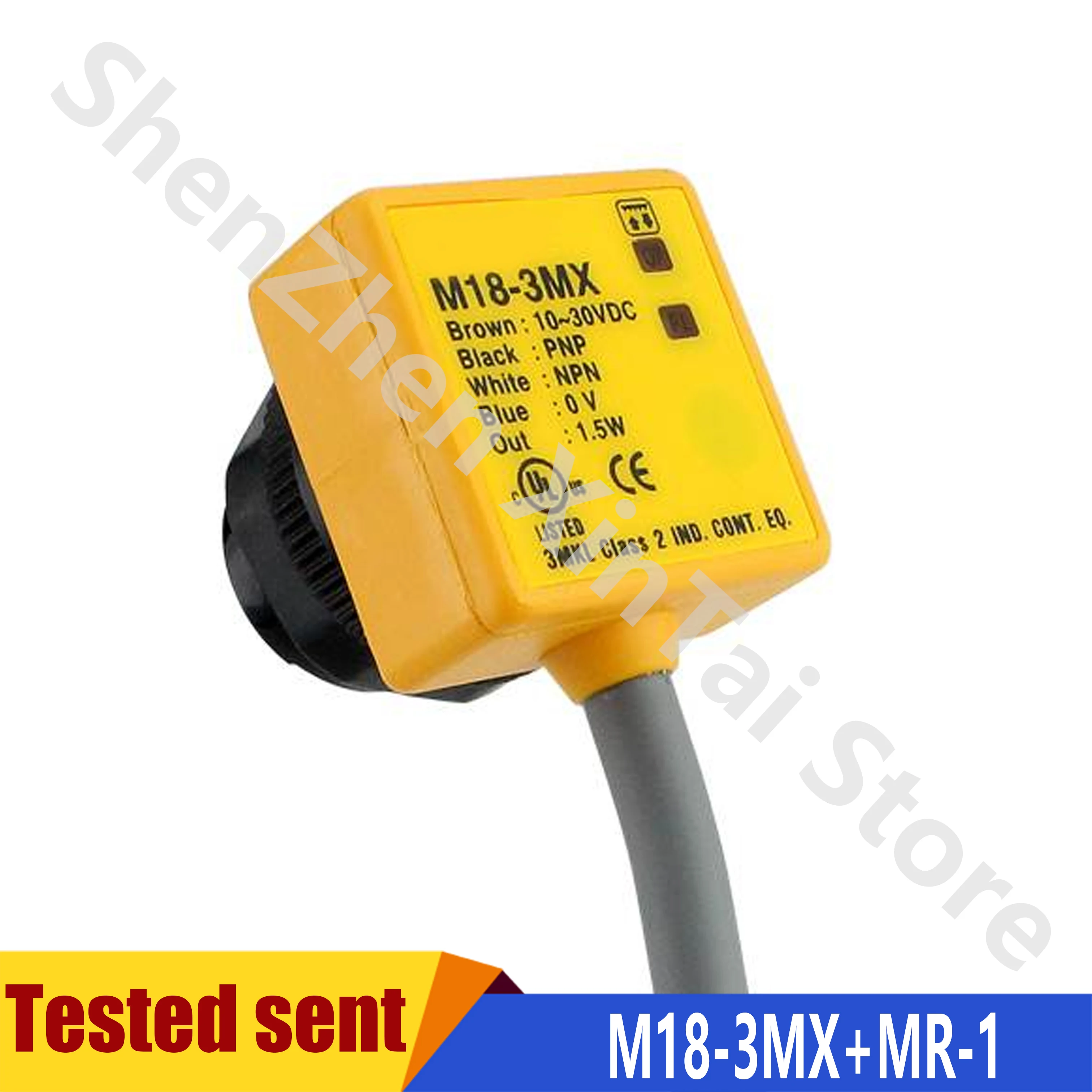 

New Original M18-3MX+MR-1 M18 Ultra Short Ttubular Type Photoelectric Switch Sensor