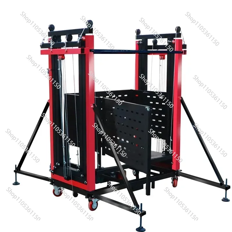 Electric scaffolding mobile automatic lifting platform small lift ladder new construction lifting foldable  Home Improvement