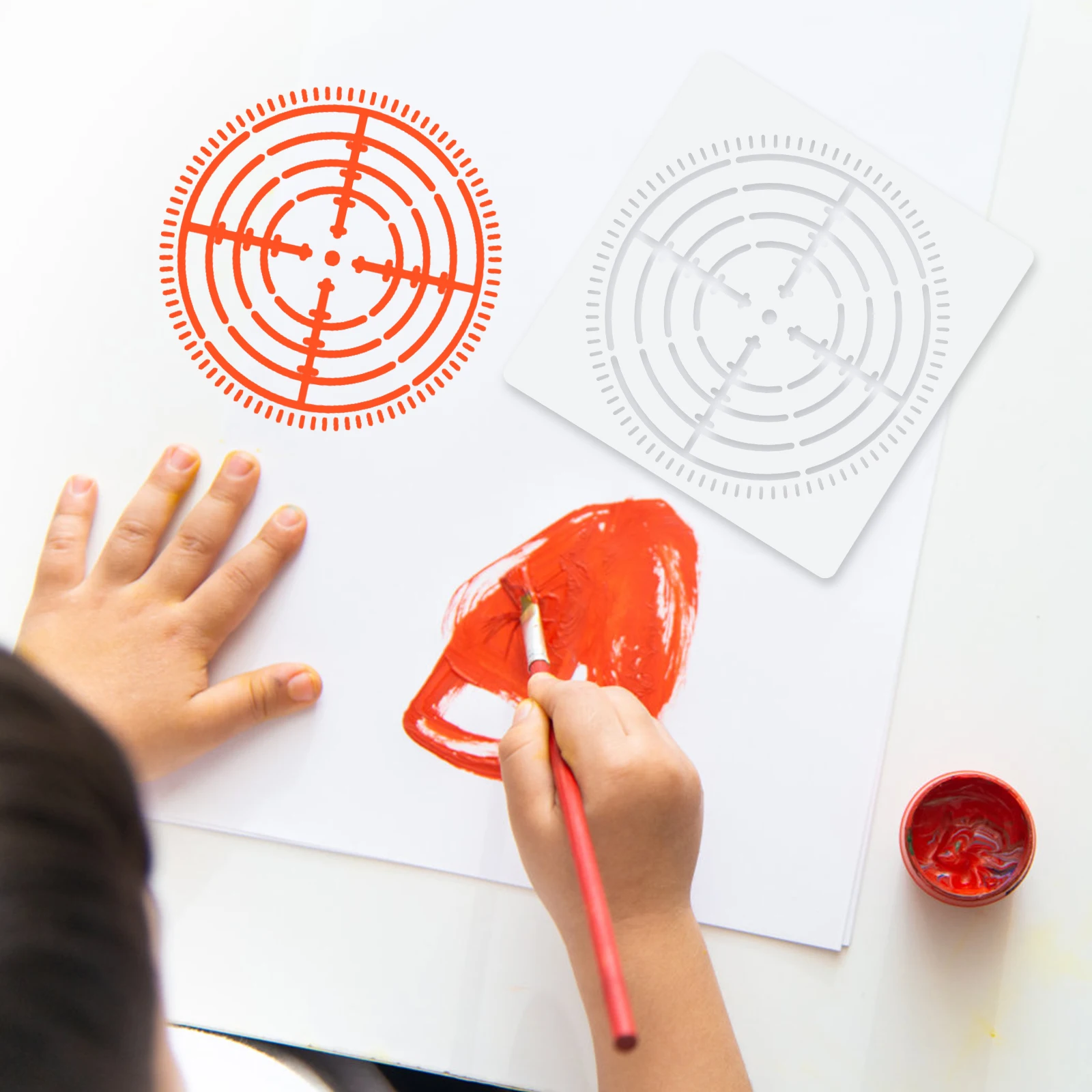 

4 Sheets Detailed Mandala Dot Stencils Reusable Convenient Templates for Painting Crafts DIY Home Decor Journals