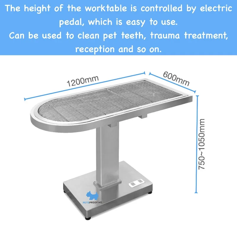 2026 Stainless Steel 304 Surgical Table Veterinary ICU Operating Examination Table for Pet Dogs and Cats