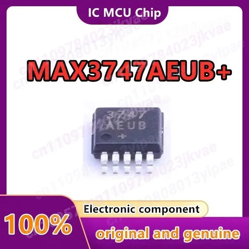 10-5 Stück/Los MAX3747AEUB+ 3747AEUB MSOP-10 Verstärker-Chip